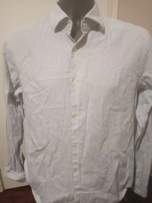 Camisa de vestir J Lindeberg ajustada talla 16 41 (L) gris manga larga abotonada Foto 1 de 4