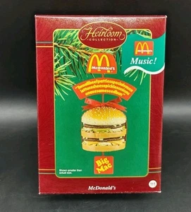 MCDONALD'S Big Mac 4" Decorazione Natalizia Musicale con Scatola - Carte Carlton - Foto 1 di 9