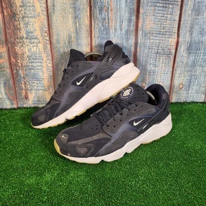 Nike Air Huarache Runner Blue & White Trainers Size UK 11, EU 46, US 12 - Picture 1 of 12