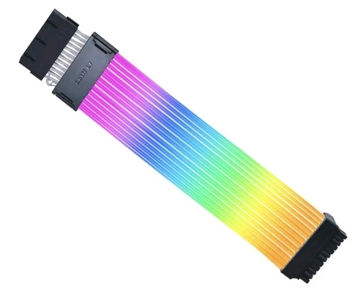 Lian Li Strimer Wireless 24 Pin PW24-1W-T Addressable RGB Power Extension Cable - Image 1 of 4