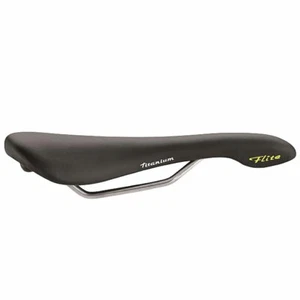 NEW 2024 SELLE ITALIA Flite 1990 Classic Titanium Rails Bicycle Saddle: Black - Picture 1 of 4