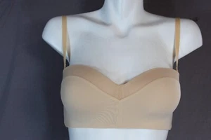 Lively Wireless Lined Strapless Multi Way Bra size 32D nude - Picture 1 of 7