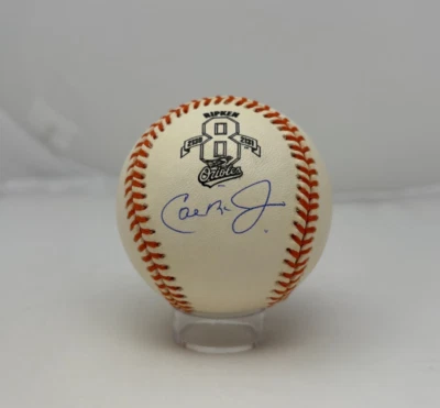 Cal Ripken Jr Signed Rawlings 2130/2131 Logo Baseball Fanatics 526 Light Toning - Image 1 of 3