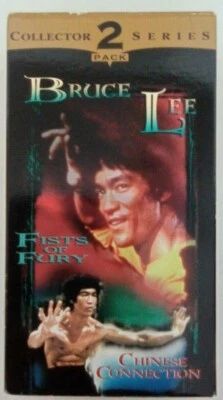 Bruce Lee VHS Collector 2 Pack Series Fists Of Fury Chinese Connection  - Image 1 of 3