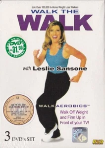 Walk The Walk Leslie Sansone Walkaerobics DVD Set In-Home Weight Loss Exercise - Picture 1 of 8