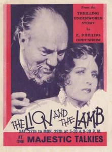 Lion and the Lamb Herald de la película de 1931 - Imagen 1 de 3
