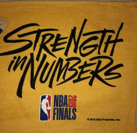 2019 NBA Finals Game 6 Golden State Warriors Toronto Raptors Towel (New) Cover
