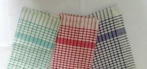 100% Cotton Tea Towels Commercial Catering Quality Kitchens Bars Super Dry