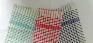 100% Cotton Tea Towels Commercial Catering Quality Kitchens Bars Super Dry - Picture 1 of 7