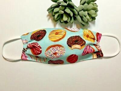 Handmade Cotton Face Masks - Various Patterns - Image 1 of 4