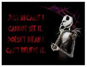 Nightmare Before Christmas Jack #2 Ferro da stiro su trasferimento 8x10 - Foto 1 di 1