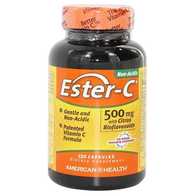 American Health 500 Mg Ester-C with Citrus Bioflavonoids, 120 Capsules - Image 1 of 2