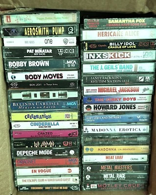 Pop Rock Metal Soundtrack 1970 1980 Cassette Tapes - Build Your Own Bundle! - Image 1 of 2