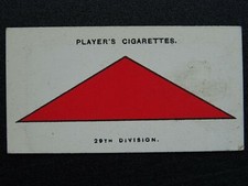 No.6 29th DIVISION Army Corps & Divisional Signs WW1 John Player 1924