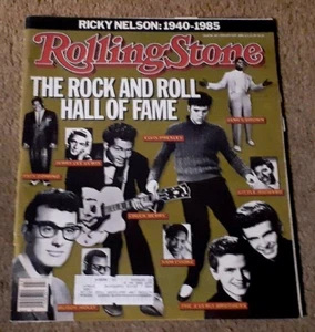 Rolling Stone Magazine467 February 13 1986 The Rock And Roll Hall Of Fame Cover - Picture 1 of 1