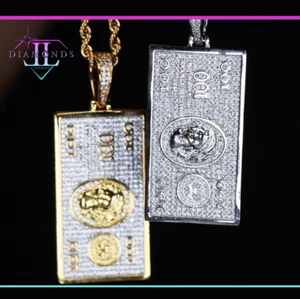 Hip Hop Anhänger, Dollaranhänger, Iced Out Pendant, Simulierter Diamantanhänger - Bild 1 von 6