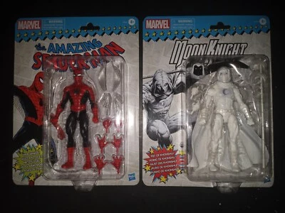 Figuras Marvel Legends SpiderMan y Caballero Luna 6" NUEVO Objetivo exclusivo Foto 1 de 4