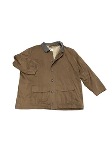 NWT 2X Woolrich Big and Tall Sherpa Lined Barn Coat with Leather Collar - Picture 1 of 1