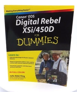 NEW - Canon EOS Digital Rebel XSi/450D For Dummies Julie Adair King - Picture 1 of 2