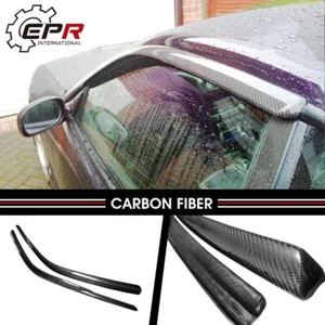 For Nissan Skyline R34 GTR GTT 2Door Carbon Fiber Rain Wind Deflector 2Pcs Trim - Bild 1 von 12