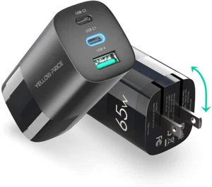 65W USB PD Type-C Quick Fast Wall Charger Adapter iPhone 12 11 Samsung US PLUG - Picture 1 of 11