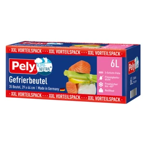 Pely Gefrierbeutel 3 Schicht Folie Vorteilspack 6 Liter 35 Stück - Bild 1 von 1