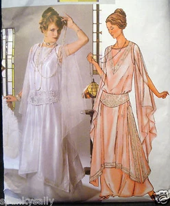 SEWING PATTERN Butterick 4093 GREAT GATSBY DOWNTOWN ABBY Sz 12-16 Bust 34"-38"  - Picture 1 of 3