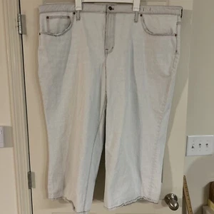 Madewell Jeans Womens 28W Blue Denim The Perfect Vintage Jean Wide Leg NWT - Picture 1 of 4