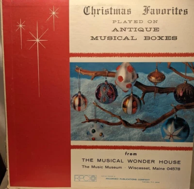 Wiscasset Maine Antique Museum  Christmas Favorites on Antique Musical Boxes LP - Image 1 of 4