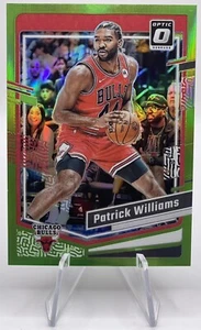 2023-24 Donruss Optic Patrick Williams Lime Green Prizm 109/149 Bulls #176 - Picture 1 of 2