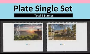 US 5960m 5960o The Appalachian Trail F plate single set 2 MNH 2025 - Picture 1 of 3