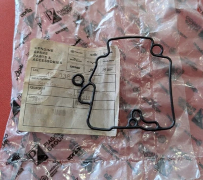 Junta de carburador Vespa ET4 50 LX 50 LX50 Piaggio Fly 50 tigela flutuante fabricante de equipamento original EUA - Imagem 1 de 2