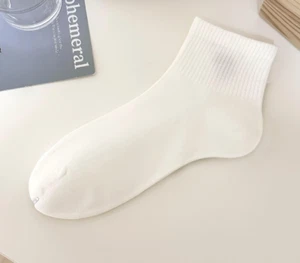 Summer socks thin cotton white - Picture 1 of 1