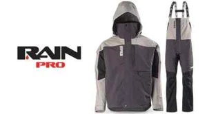 Rapala Pro Rain Suit Fishing Jacket & Bib - Size Men's Medium - Color - Grey NEW - Picture 1 of 1