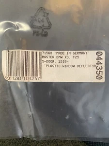 WEATHERTECH 2010 BMW X3 30i Side Window Deflectors - Picture 1 of 3