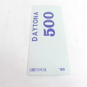 VINTAGE ORIGINAL NASCAR 1980 DAYTONA 500 TRAVEL ITINERARY BROCHURE WASHINGTON - Picture 1 of 3