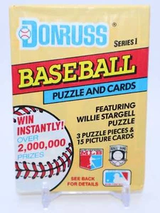 Paquete de cera de béisbol Donruss Series 1 1991 - Imagen 1 de 2