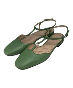 Gucci Women's Ballet Flat with Double G Green Size 36 - Picture 1 of 7