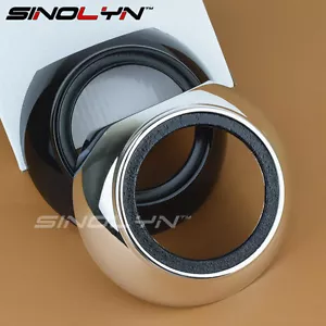Iris HID Projector Shrouds Masks Bezels for Projector Retrofit Chorme Black - Picture 1 of 12
