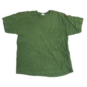 Vintage Old Navy Single Stitch T-Shirt Unisex XL Green Short Sleeve Blank Tee 