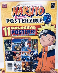 Vtg Shonen Jump NARUTO Posterzine 2 Colossal Posters Magazine New - Picture 1 of 2