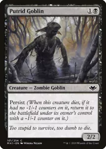 MTG Magic the Gathering Putrid Goblin (101/404) Modern Horizons LP - Picture 1 of 1