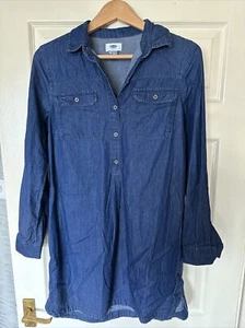 Old Navy Basic Denim Dress San Francisco New Size S Blue - Picture 1 of 8