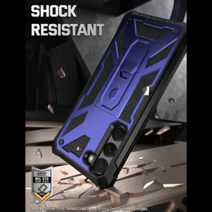 For Galaxy S23 Case Built-in Screen Shockproof Poetic Cover Midnight Blue - Picture 1 of 6