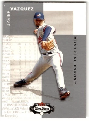 2002 Fleer Box Score Javier Vazquez #106 Montreal Expos - Image 1 of 2