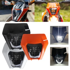 3-Color Shell Front Headlight w/High/Low Beam DRL For 690 SMC R 250 XC-W 300 EXC - Picture 1 of 15