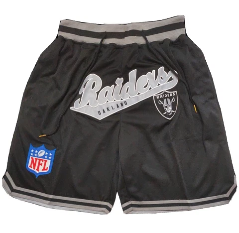 Hardwood Classics NFL OAKLAND/LASVEGAS RAIDERS  Football Shorts SIZE X-LARGE Cover