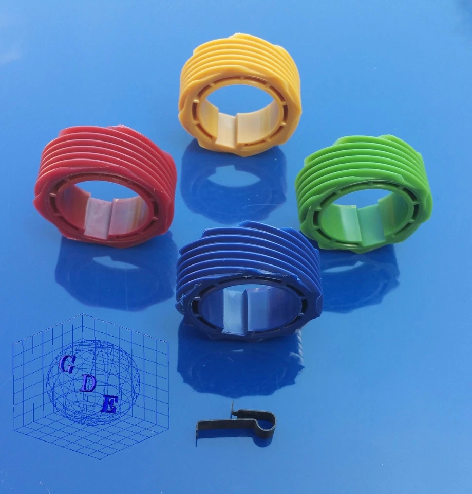 GM MUNCIE SAGINAW T0 SPEEDOMETER GEAR SET 7 8 9 10 TEETH SPEEDO W/METAL CLIP - Image 1 of 1