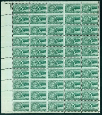 Scott #1019 3¢ Washington Territory Mint Sheet MNH  CV $18.20 - Image 1 of 2