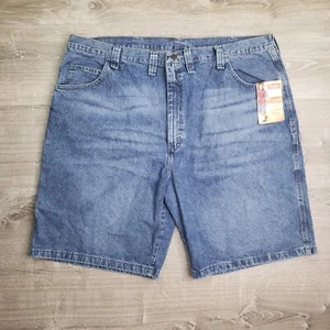Nuevos con etiquetas pantalones cortos de jean carpintero Wrangler talla 46 REG - Imagen 1 de 10
